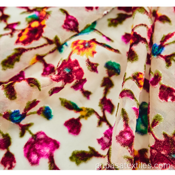 Floral Print Fabric για φόρεμα 2021 2022 υφάσματα ζώων εκτύπωσης βελούδινου υφάσματος